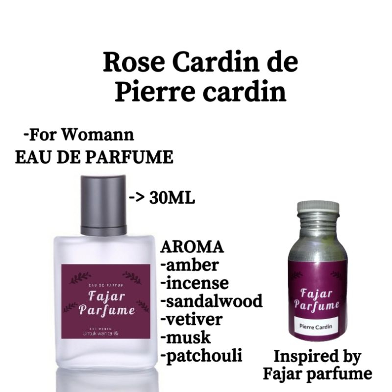 rose cardin Pierre Cardin parfum wanita original wangi dan tahan lama eau de parfum