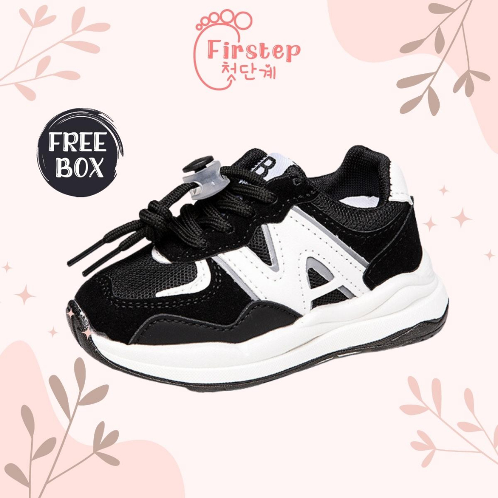 Sepatu Anak Perempuan Dan Laki Laki Import Sneaker Anak Usia 1-5 Tahun FS155