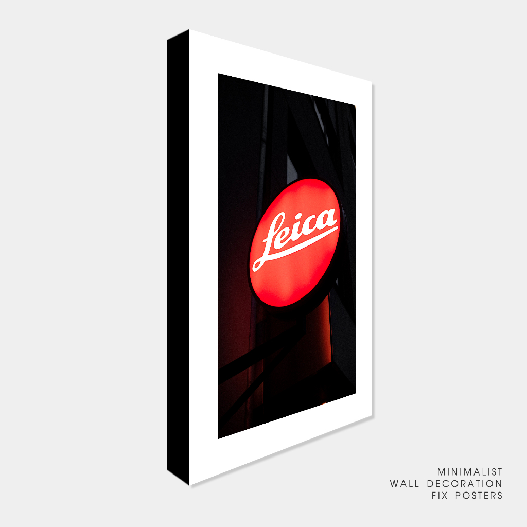 Poster kamera Hiasan dinding minimalis Wall decor leica