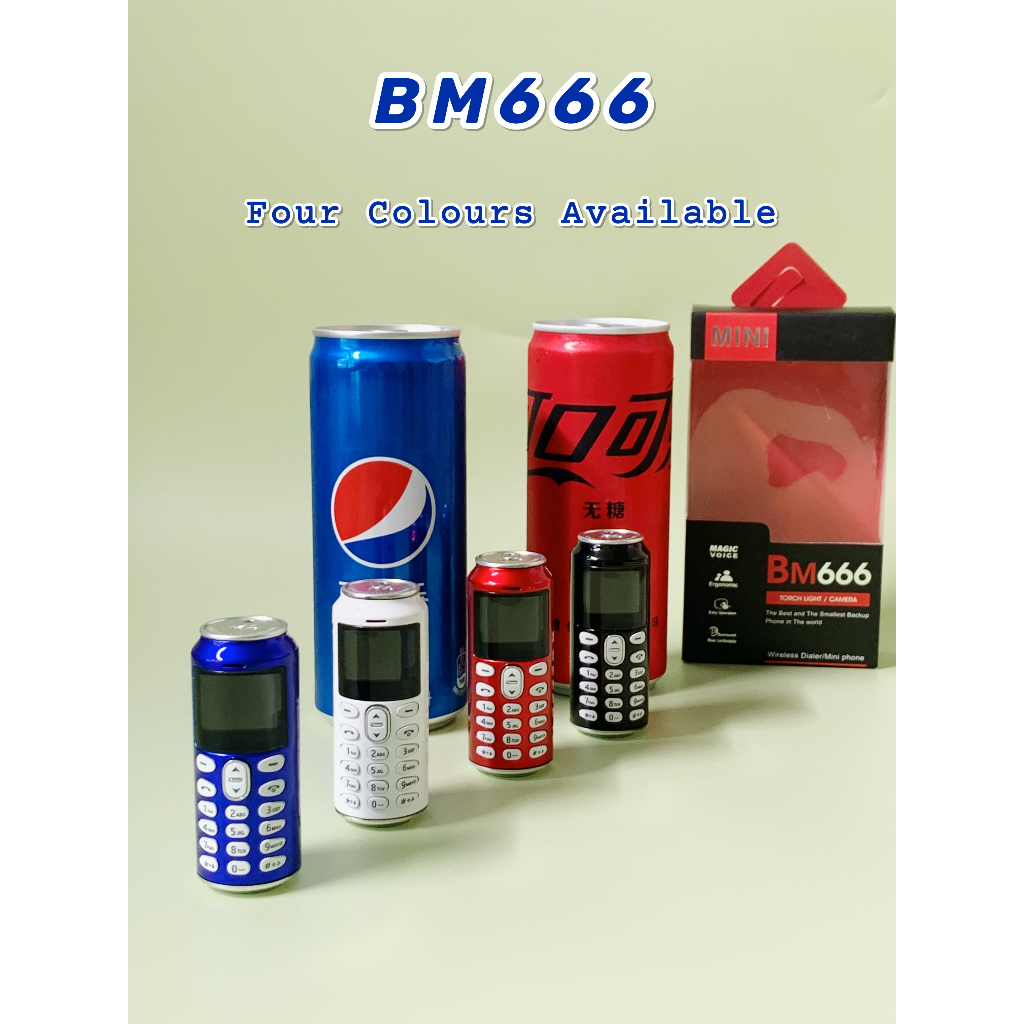 HP Mini Pepsi Handphone New  Mini DUAL SIM Bisa Bahasa Indonesia