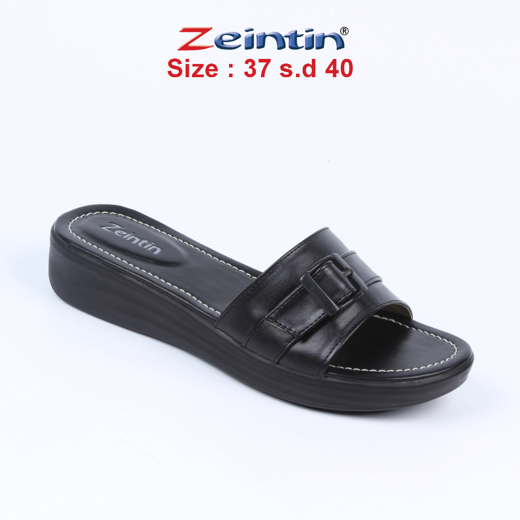 Zeintin - Sandal Wanita Kulit Sintetis Original Zeintin Sendal Slip On Wanita Sandal Slide Terlaris HP