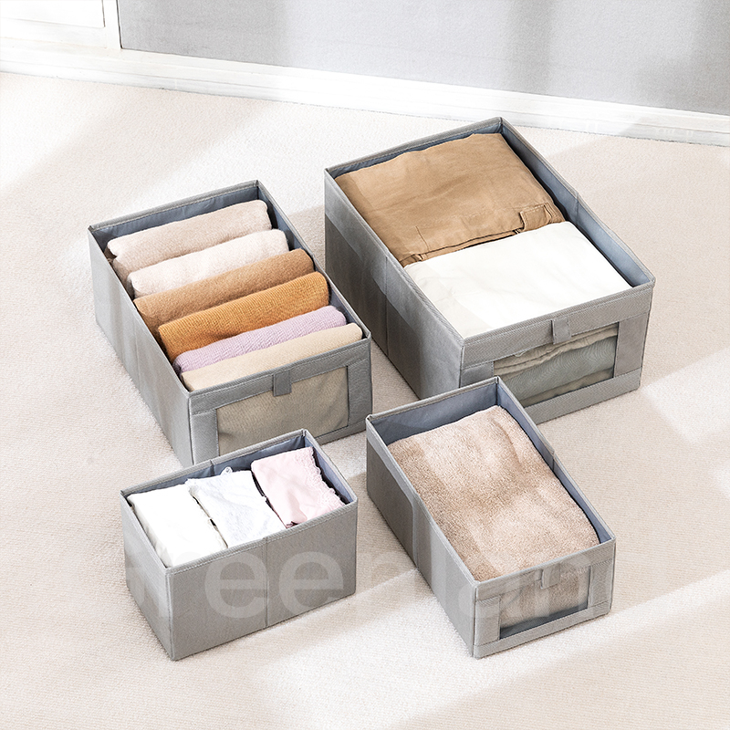 Greenland Kotak Penyimpanan Pakaian Lipat Foldable Underwear Organizer Storage Box Tempat Penyimpanan Baju Celana Serbaguna HSB227