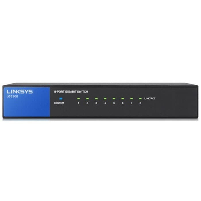 Linksys Switch 8-Port Gigabit 1000 Mbps Business Dekstop LGS108-AP