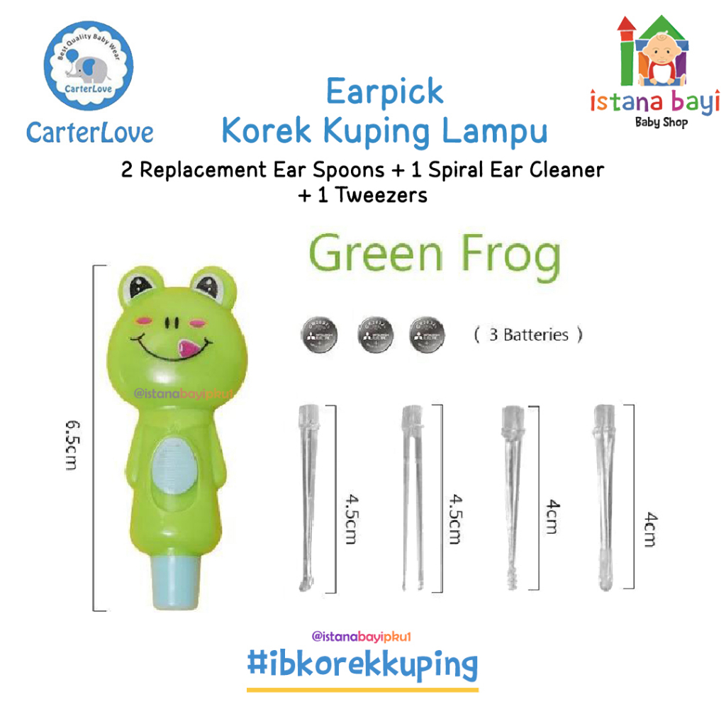 KOREK KUPING LAMPU EARPICK WITH CASE / FLASHLIGHT KOREK KUPING yy 1709