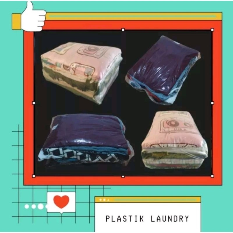 kantong plastik PP laundry plastik laundry kantong laundry ukuran 25x40 30x45 35x50 40x60 45x60 50x75 cm