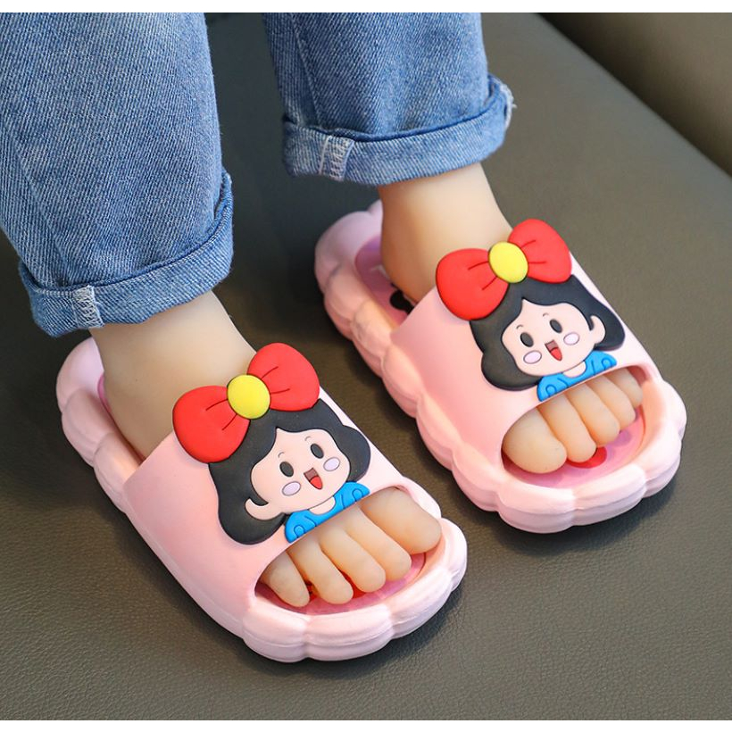 Sandal Selop Anak Perempuan Gambar Karakter 3D Girl Anti Slip SA09