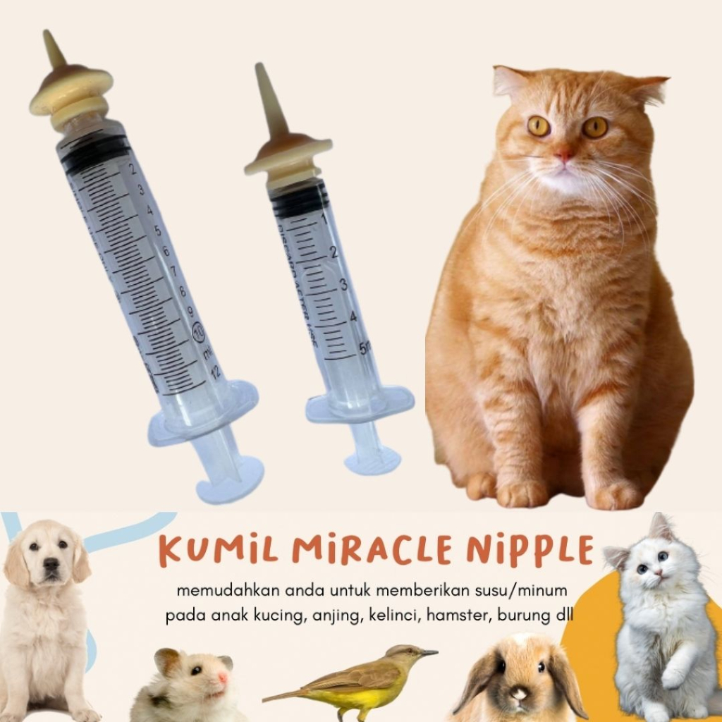 Nepel Nipel Miracle Untuk Kitten Dan Hewan Peliharaan Lainnya FEFARM