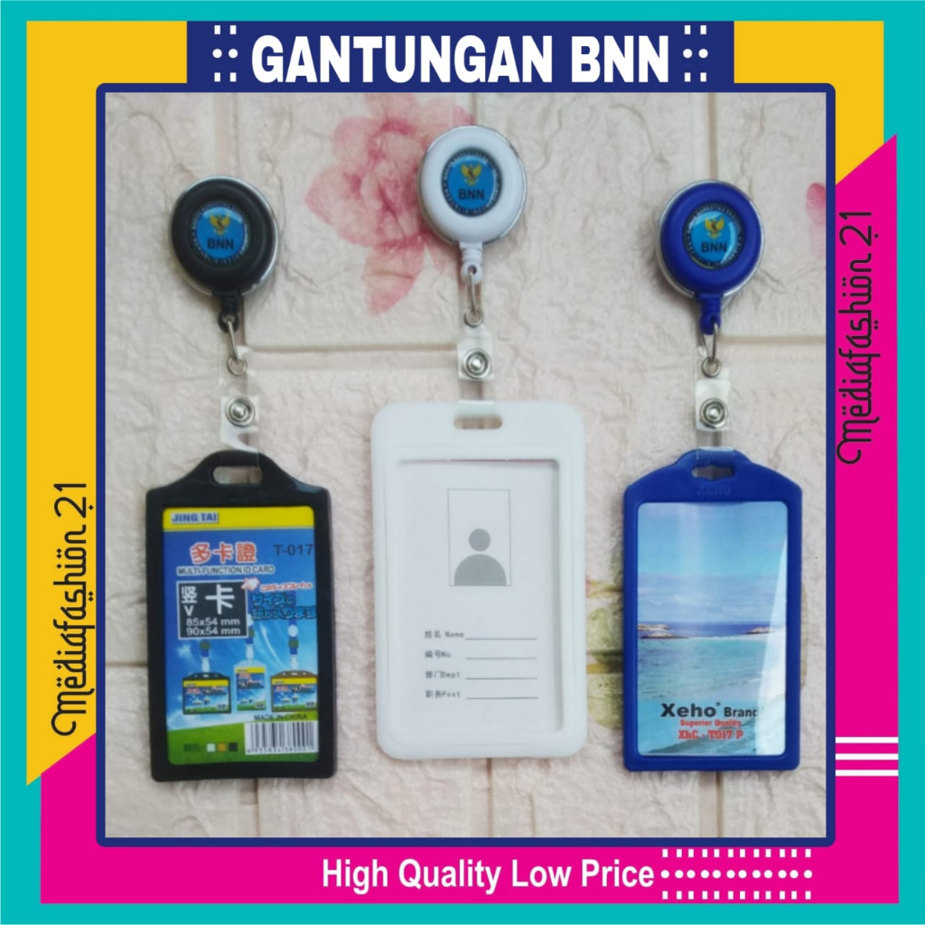 

GANTUNGAN YOYO ID CARD BNN (BADAN NARKOTIKA NASIONAL) + TEMPAT ID CARD