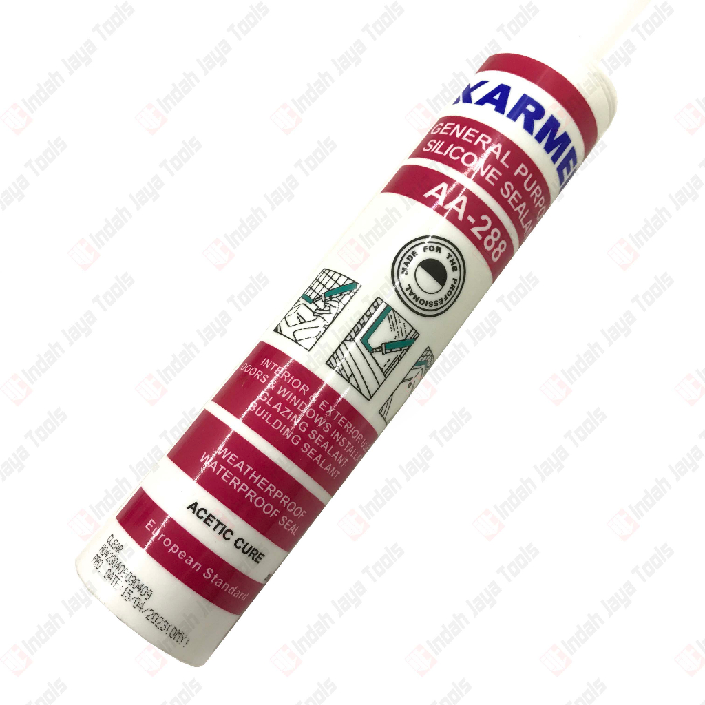 KARMEN Silicone Sealant Botol Lem Kaca Aquarium Silikon Perekat Tape