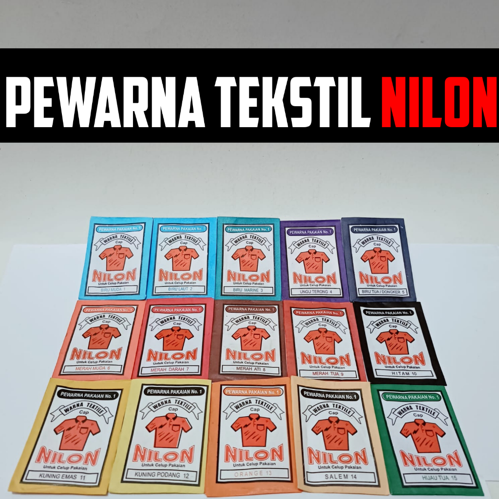 Pewarna Tekstil Wantex Nilon