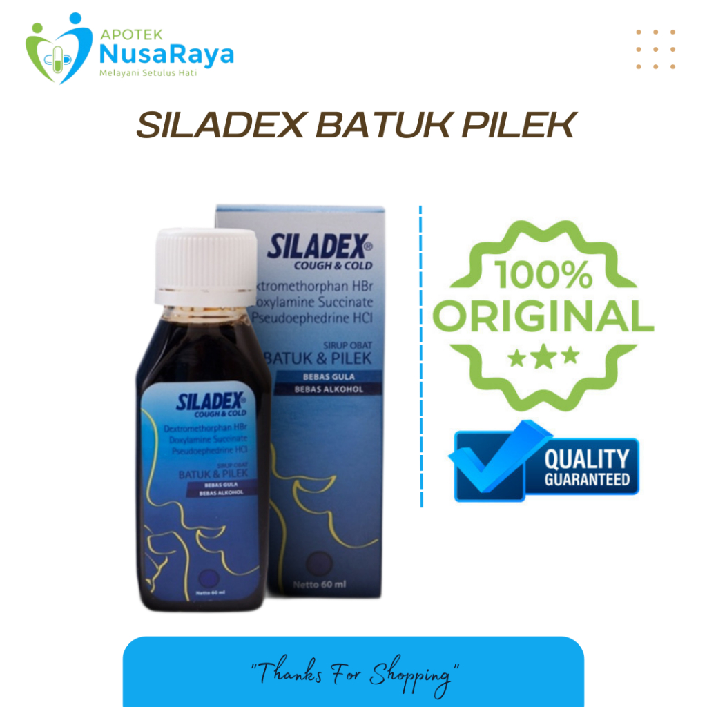 

Siladex Cough & Cold - Obat Batuk dan Pilek 60 ml