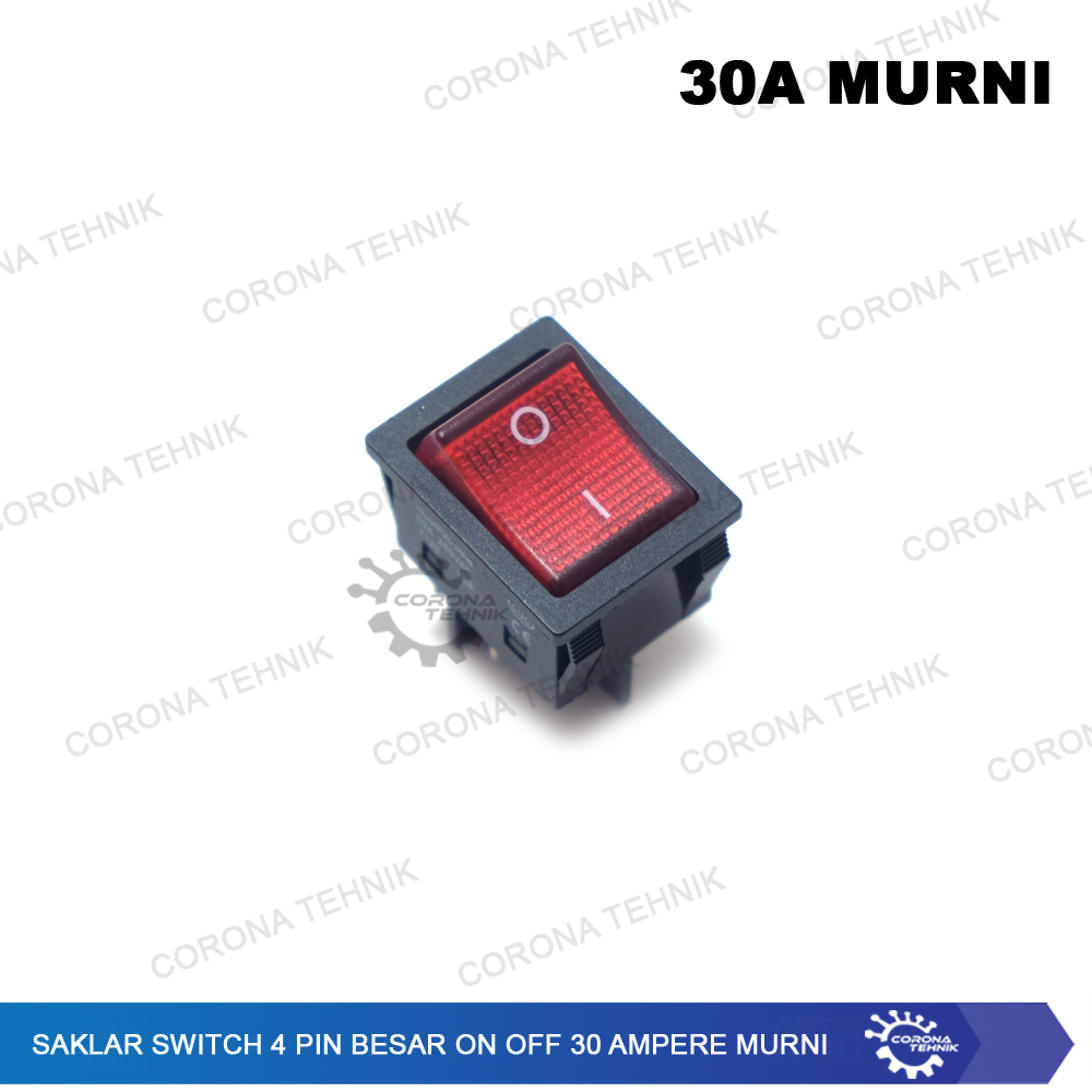 30 Ampere Murni Saklar Switch 4 Pin Besar On Off