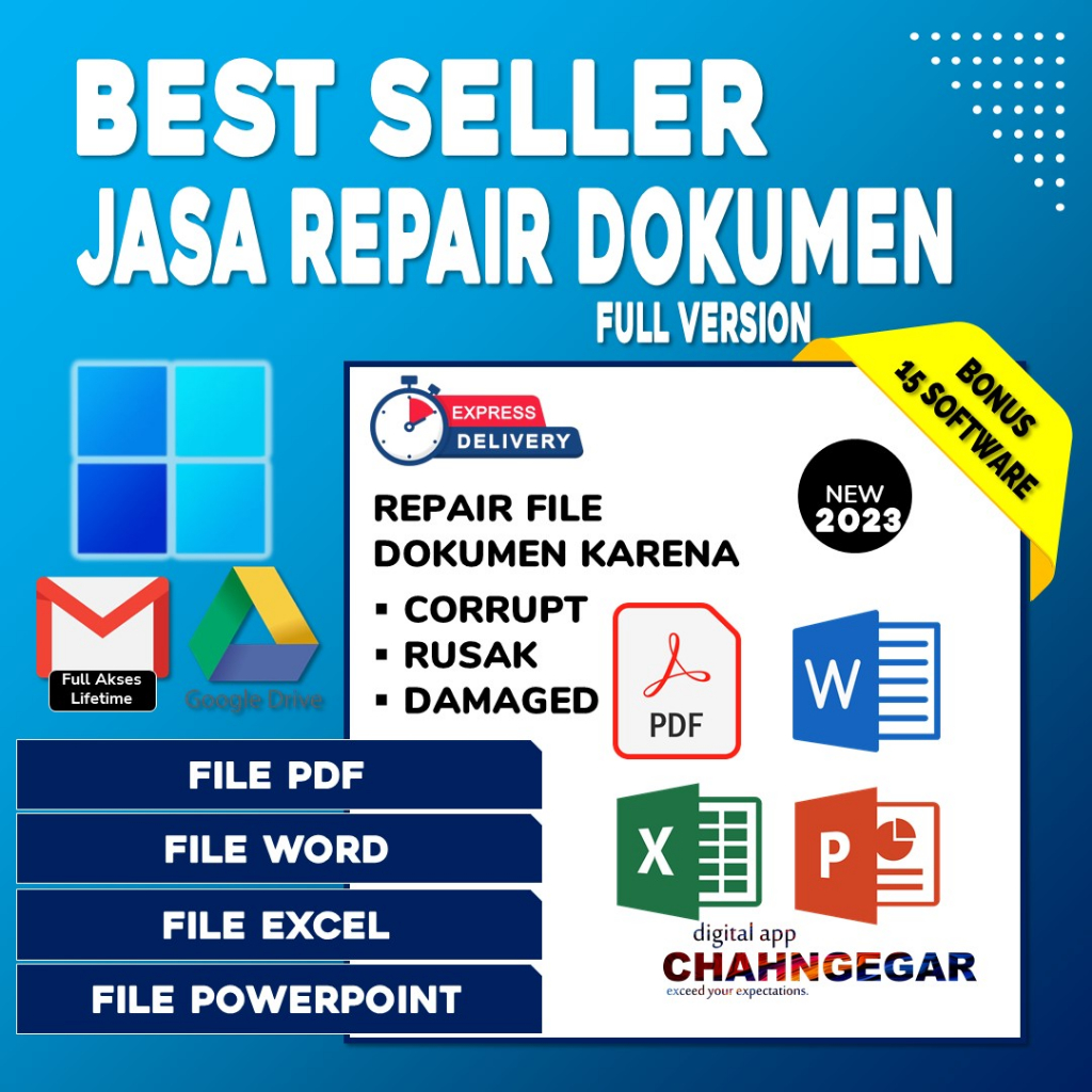 Jasa Repair File Dokumen Word, Excel, Ppt, PDF Software Recovery Data Jasa Recovery Data