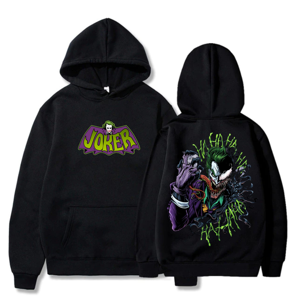 Jaket Hoodie JOKER Unisex Big Size / Hoodie Pria / Hoodie / Hoodie Wanita