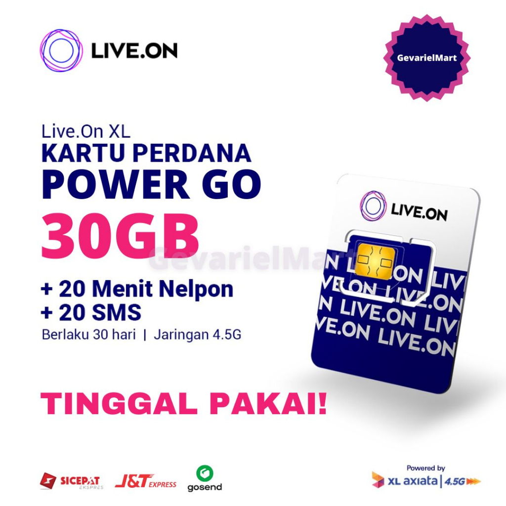 [AKTIF] Kartu Perdana Internet XL Live On Langsung Pakai