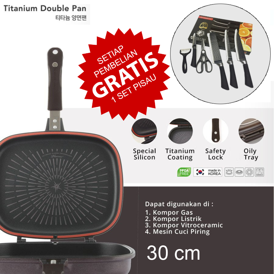 Happycall Happy Call Titanium Double Pan Jumbo Grill