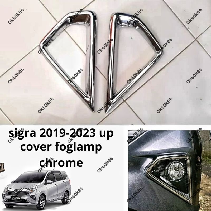 cover ring Foglamp Sigra 2019 2020 2023  chrome jsl