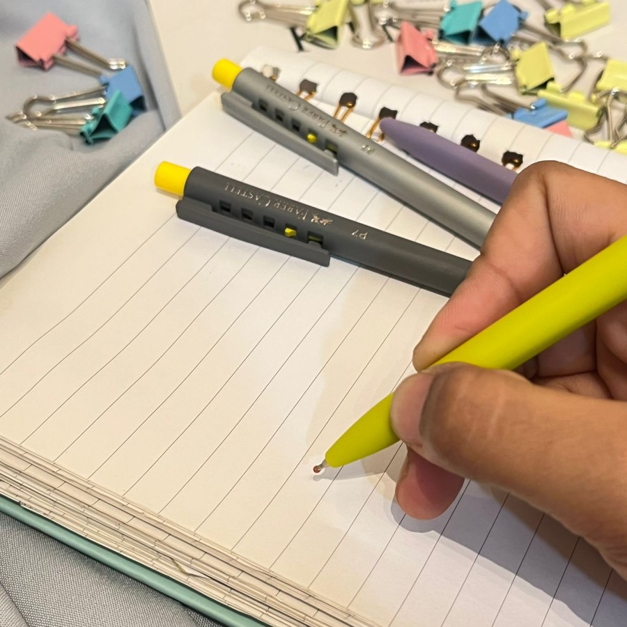 

PEN FABER CASTELL MEKANIK P7 PEN CETEK WARNA PASTEL TINTA HITAM HARGA TERMURAH ALAT TULIS STATIONARY BEST IMPORT QUALITY BISA COD