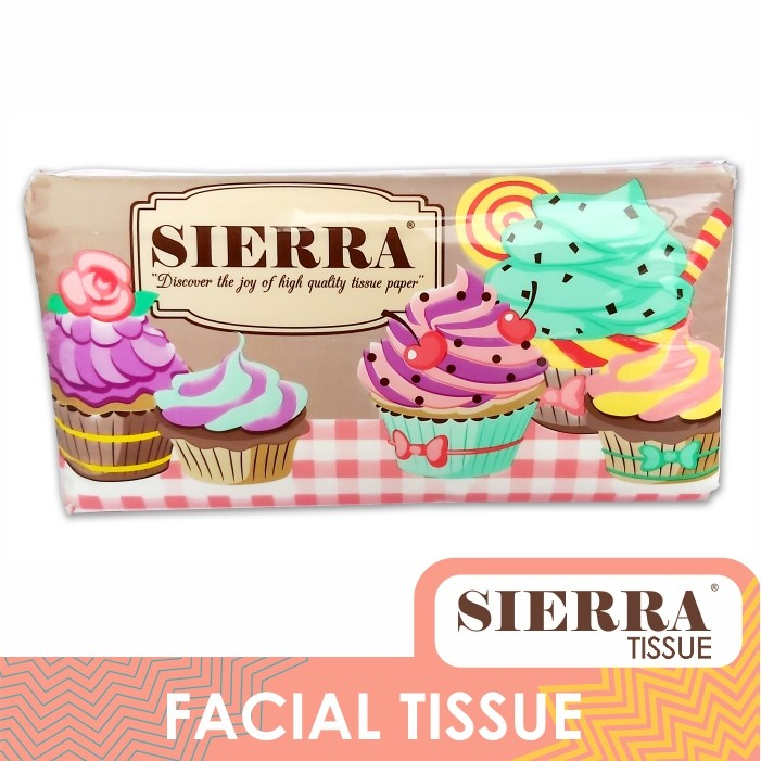 Tisu Wajah Sierra 250s 2ply / Facial Tissue 250 Sheets 2 Ply Lembut