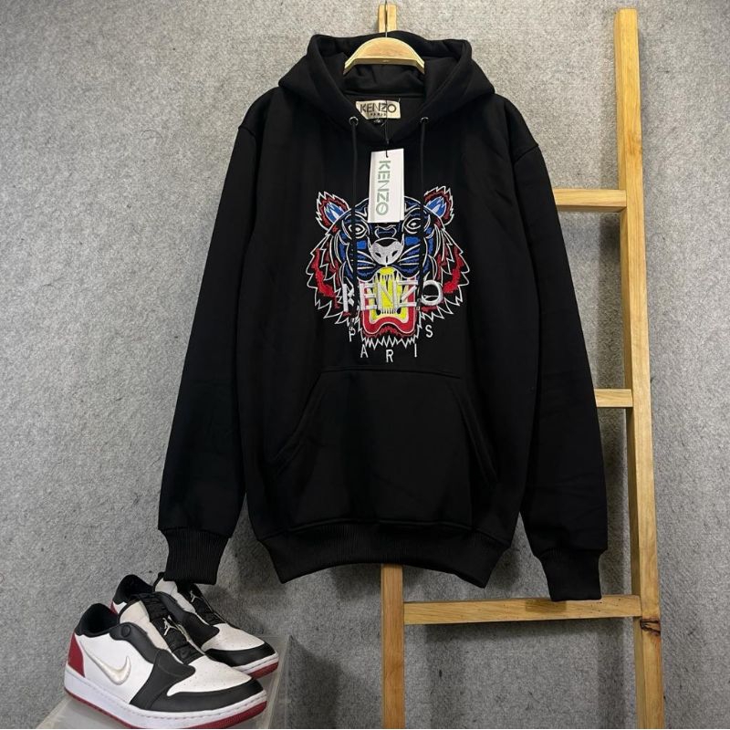 KNZ - JAKET HOODIE TIGER HEAD BORDIR HOODIE KEPALA MACAN HOODIE BRANDED MIRROR PREMIUM FULL TAG HOOD