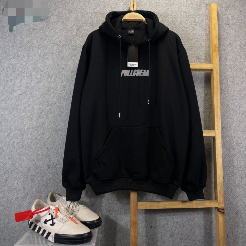 JAKET HOODIE PULL AND BEAR HITAM PREMIUM HOODIE PULL&BEAR MIRROR FULL TAG JAKET KUPLUK PRIA HOODIE B