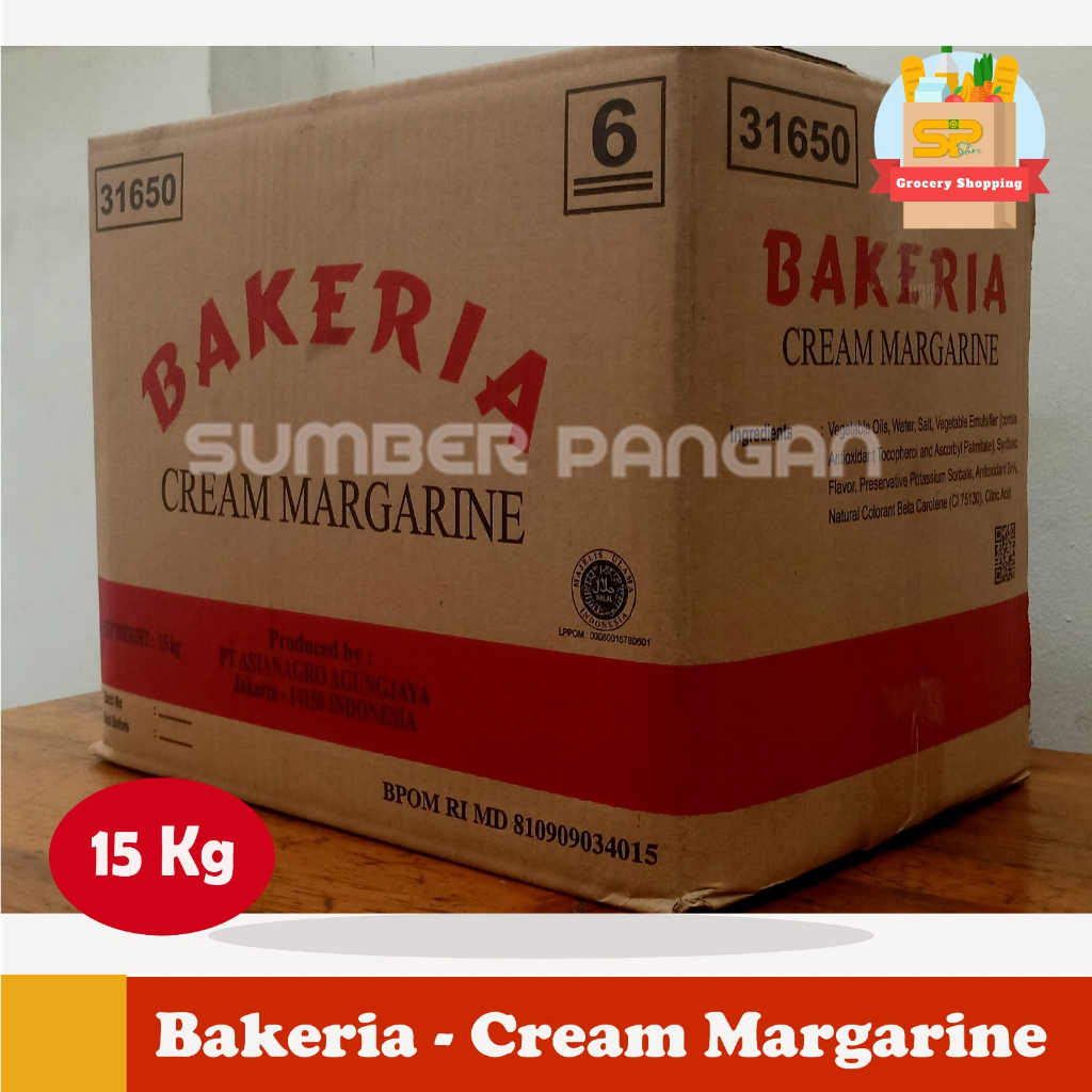 

BAKERIA Margarin / Mentega / Margarine 15kg