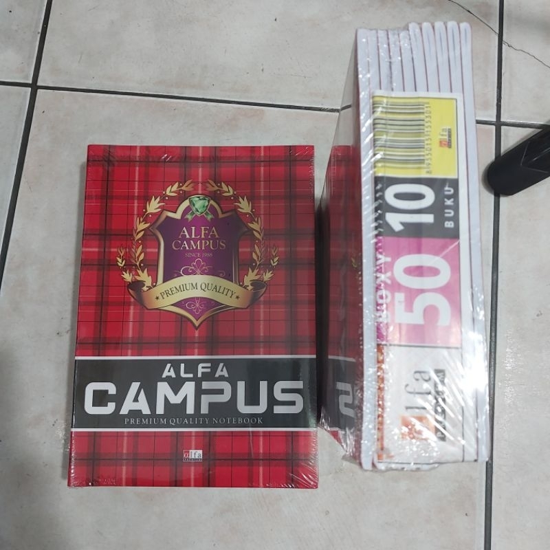 

Buku Alfa 50 Lembar / Buku tulis Alfa 50 Lembar /buku Boxy Campus Isi 50 Lembardijual 1 pak= 10 buku
