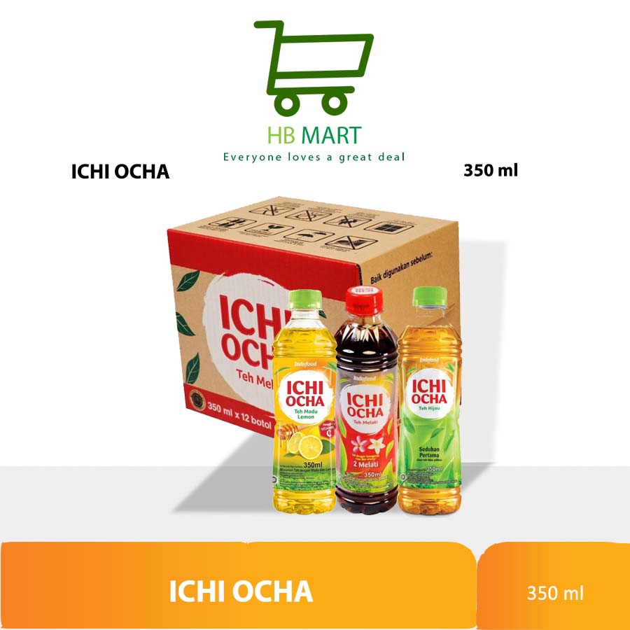 

KHUSUS KIRIM PAKAI OJOL 1 ctn - Ichi Ocha Teh Melati / LEMON / 350ml