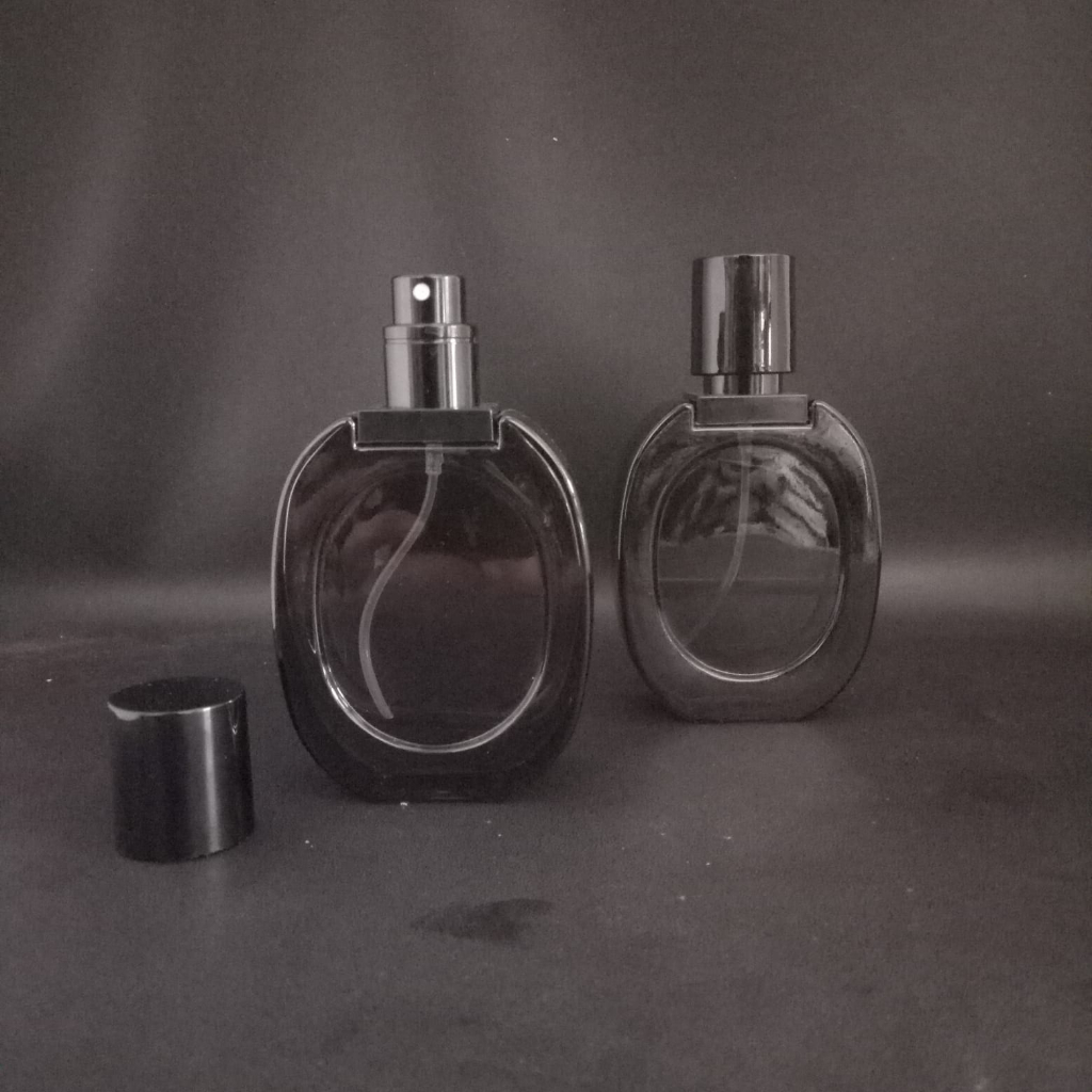 Botol Parfum Kosong DYTYQUE Oval Drat 30 ml Black per dus @120