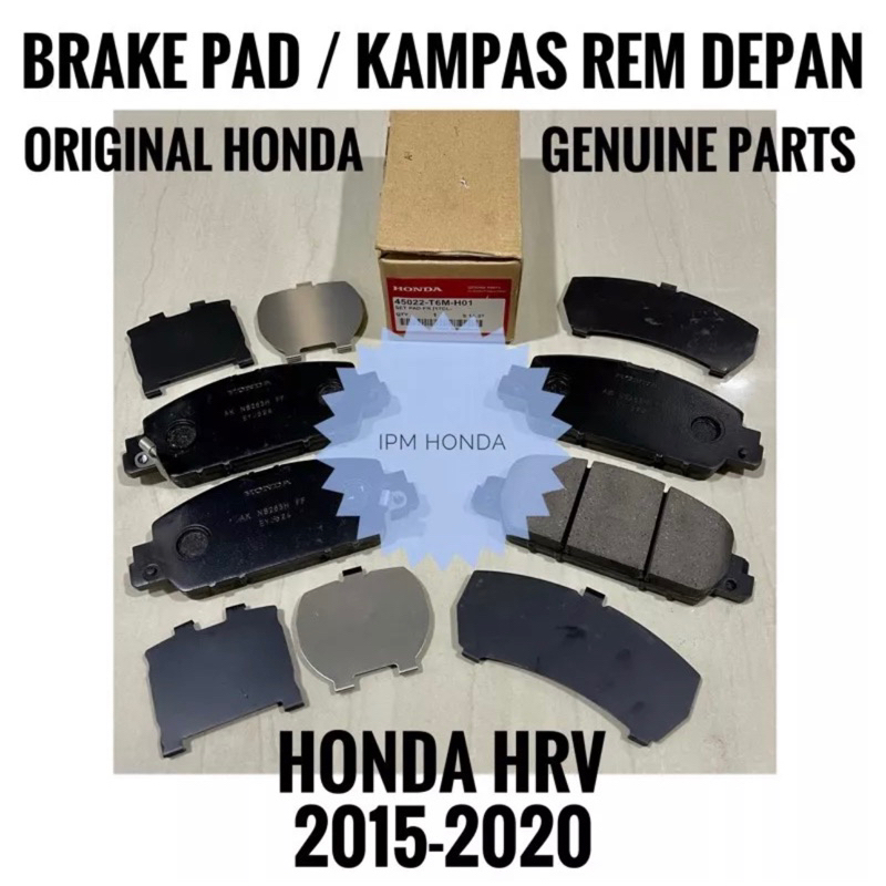 Original Honda Brake pad Kampas Rem Depan Honda HRV 2015 2016 2017 2018 2019 2020 2021 Accord CR2 2013-2019