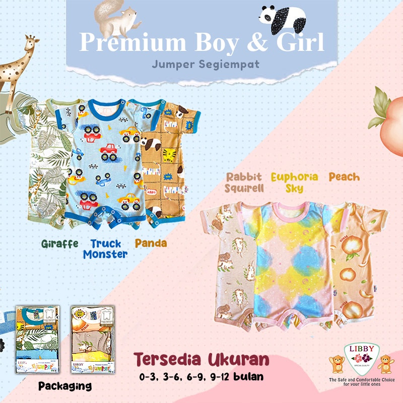 Libby Premium Jumper SegiEmpat  BOY / GIRL MOTIF RANDOM