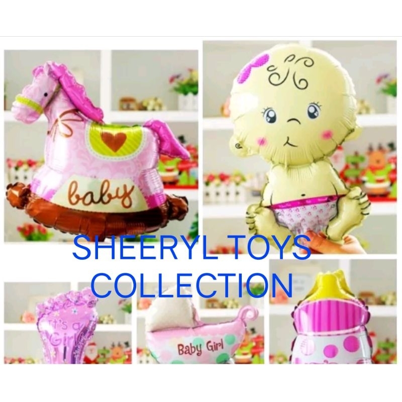 (COD)BALON FOIL AQIQAH/BALON BABY BALON TEDAK SITEN MINI JUMBO