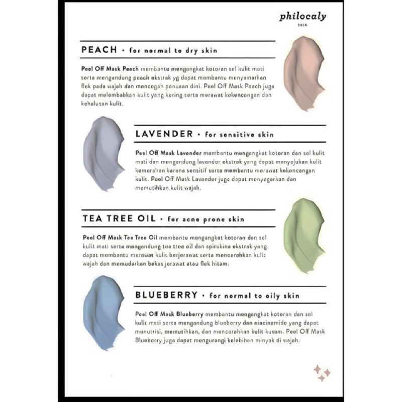 [BPOM] PHILOCALY SKIN PEEL / MASKER KLINIK / RUBER MASK