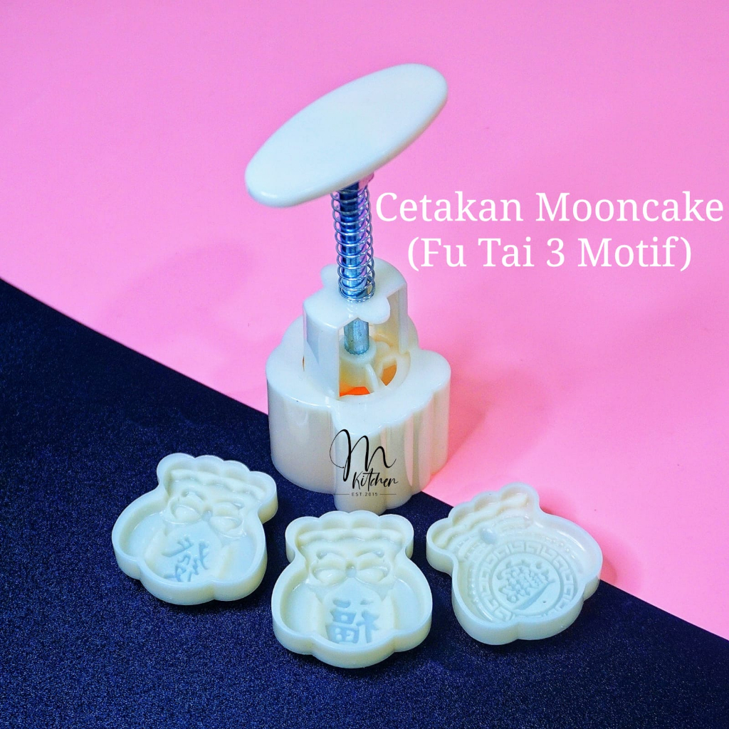 Cetakan Mooncake Fu Tai (3 Motif)
