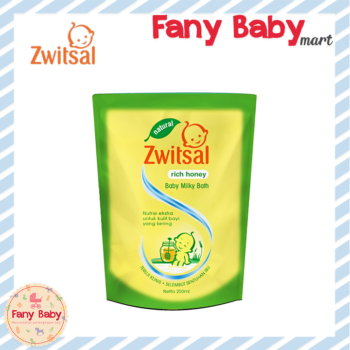 ZWITSAL NATURAL BABY MILKY BATH RICH HONEY 250ML