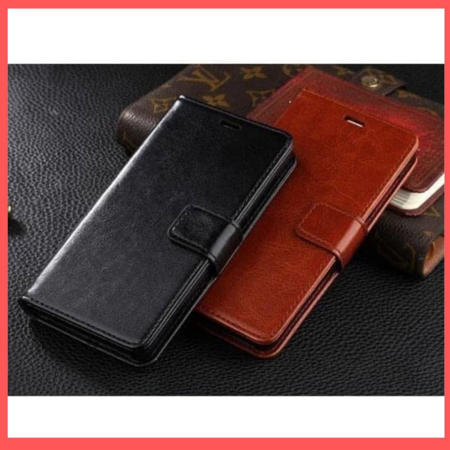 OPPO A78 - F3 - OPPO A77 2017  flip WALLET KULIT premium leather
