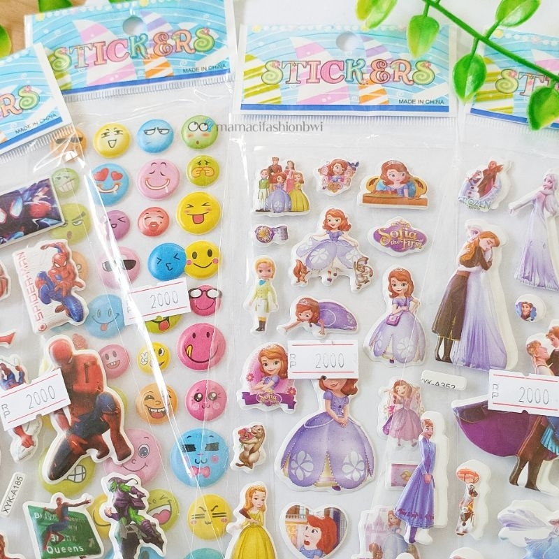 

STICKER TIMBUL/STICKER ANAK KARAKTER