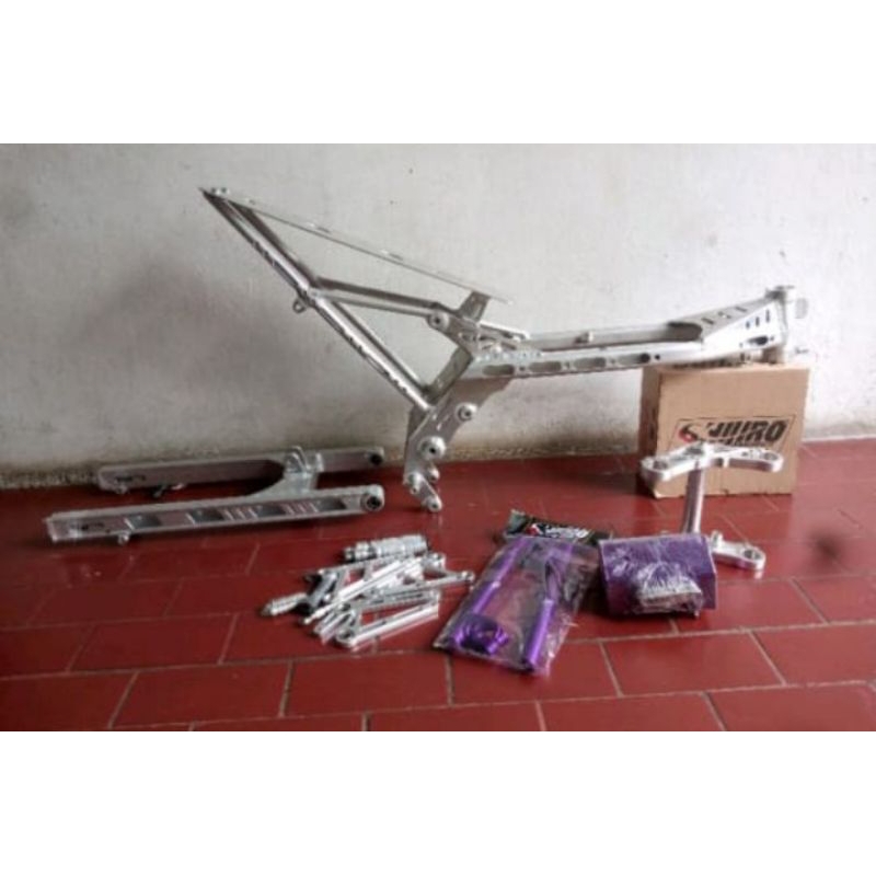 Frame / Rangka Almunium Drag MX King / Vixion FFA Shijiro