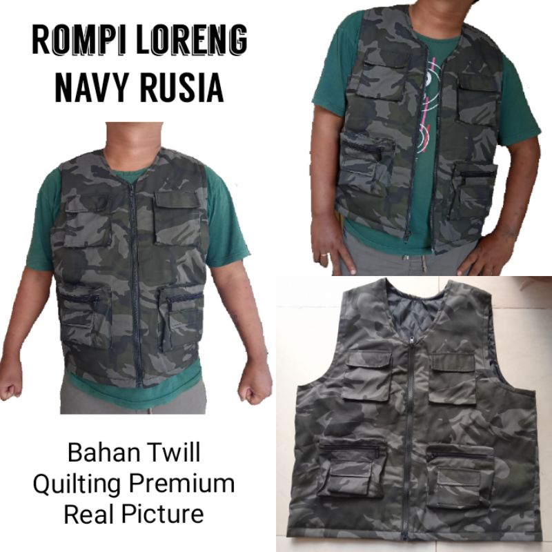 Rompi Loreng Navy Rusia