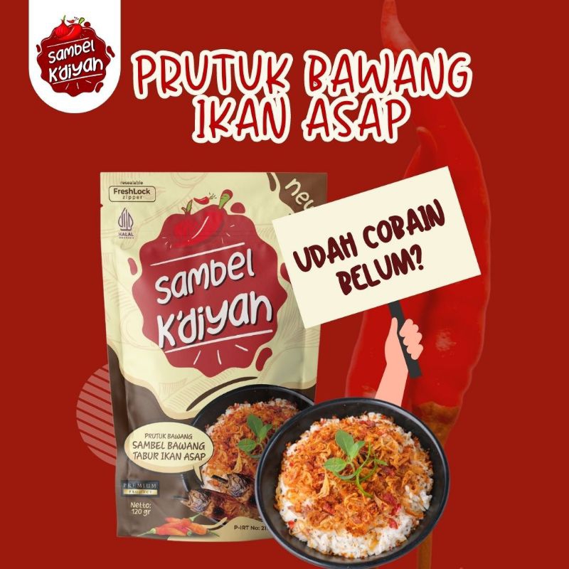 

Sambel bawang Tabur Ikan Asap Original Pedas