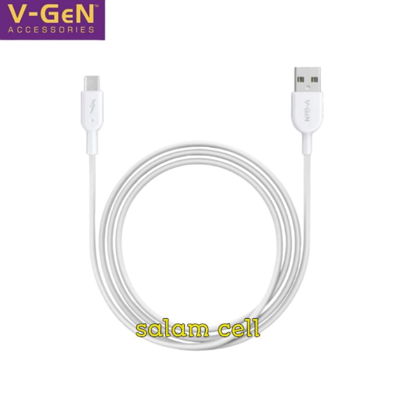 Kabel Data Micro Usb V-GEN VCB-16 2,4A Panjang 2 Meter Quick Charge Original Vgen Vcb 16