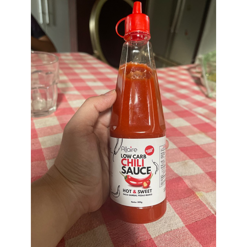 

Allaire Chili Sauce Hot And Sweet Saus Sambal Pedas Manis Keto Sugar Free Low carb aman diabetes
