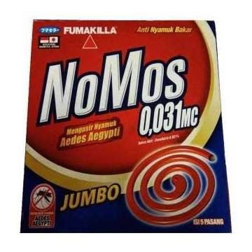 NoMos Jumbo Anti Nyamuk Bakar Mencegah Demam Berdarah isi 5 Pasang