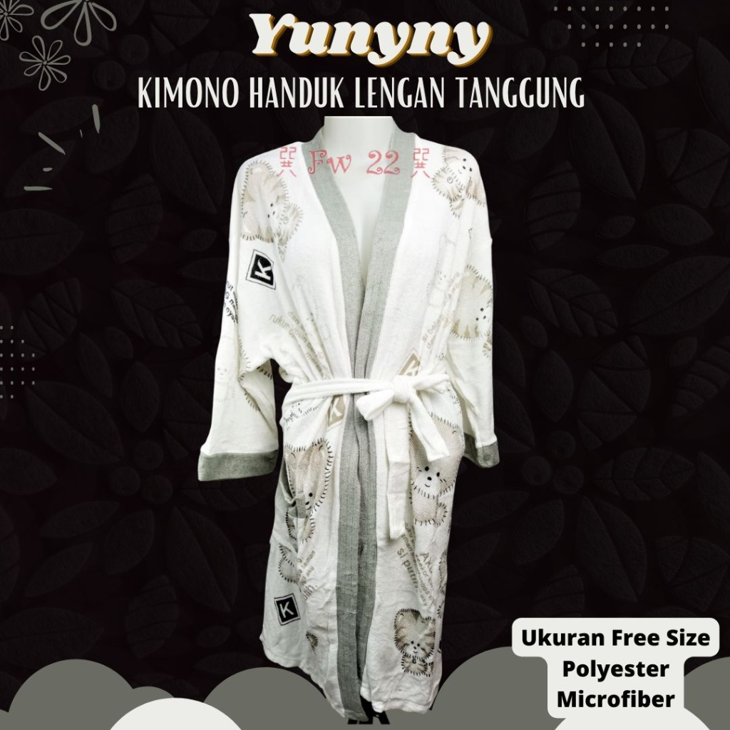 Handuk Kimono Yunyny Handuk Mandi Dewasa Kimono Jumbo