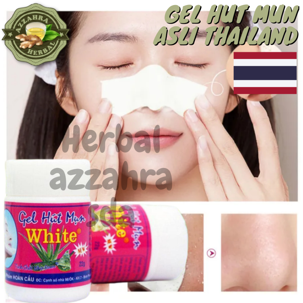 (𝐎𝐑𝐈 THAILAND) Hut Mun Gel / HUTMUN GEL MAT NA Hutmungel Thailand Gel Pencabut Komedo