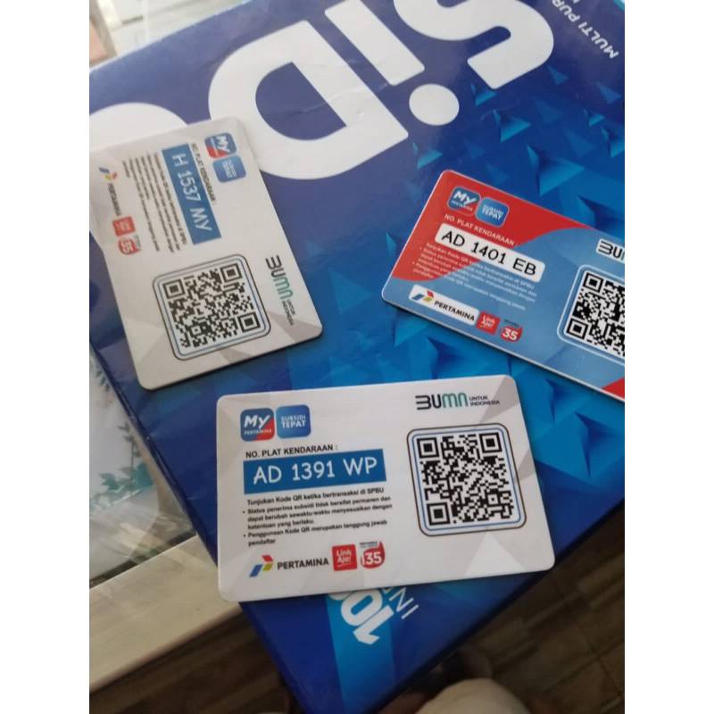 

Kartu PVC - MyPertamina - Kartu apapun bisa