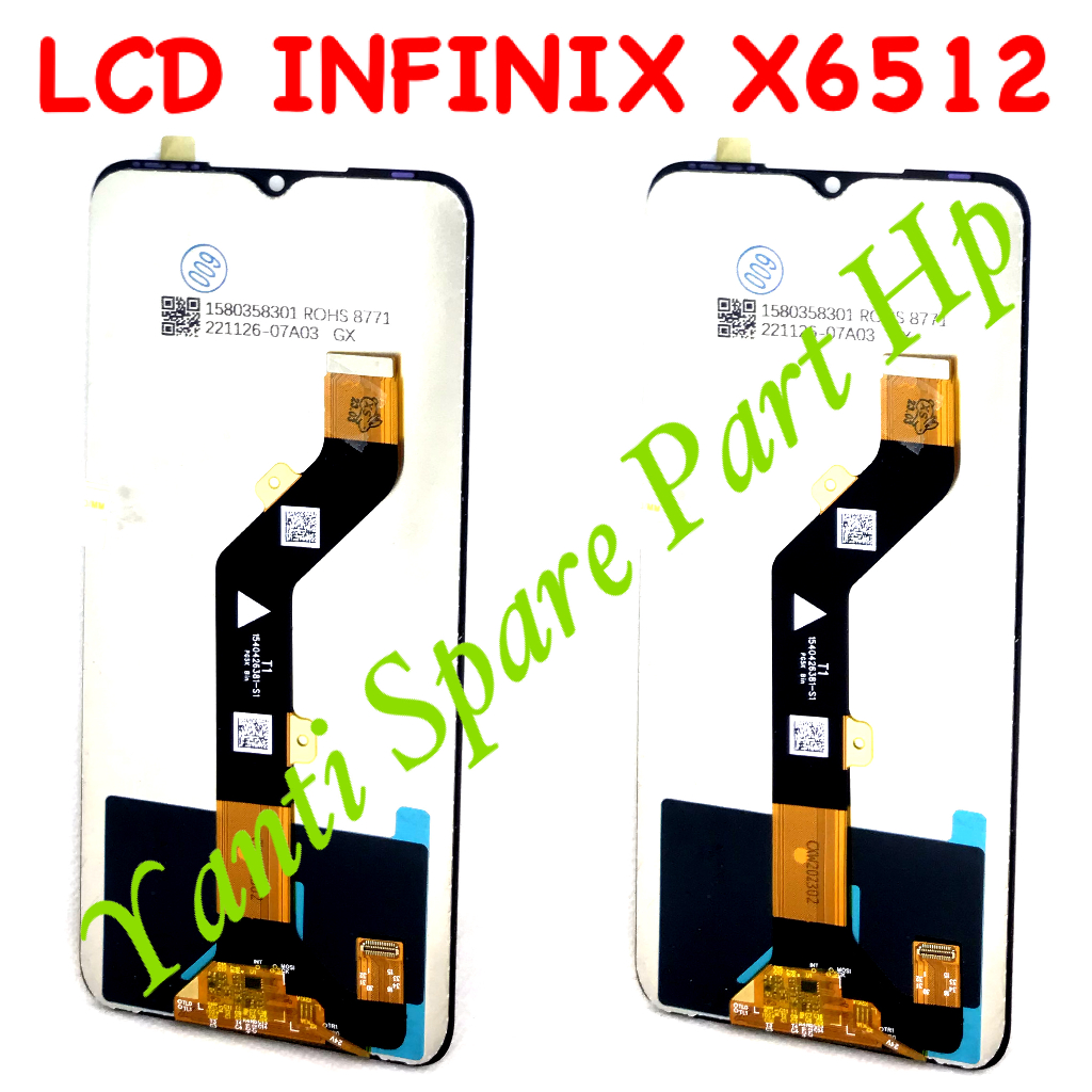 Lcd Touchscreen Infinix Hot 12i Smart 6 HD X6512 X665B Fullset Original Terlaris New