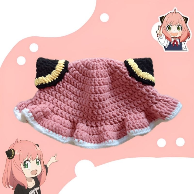 Anya Crochet Hat - Topi Rajut Anya