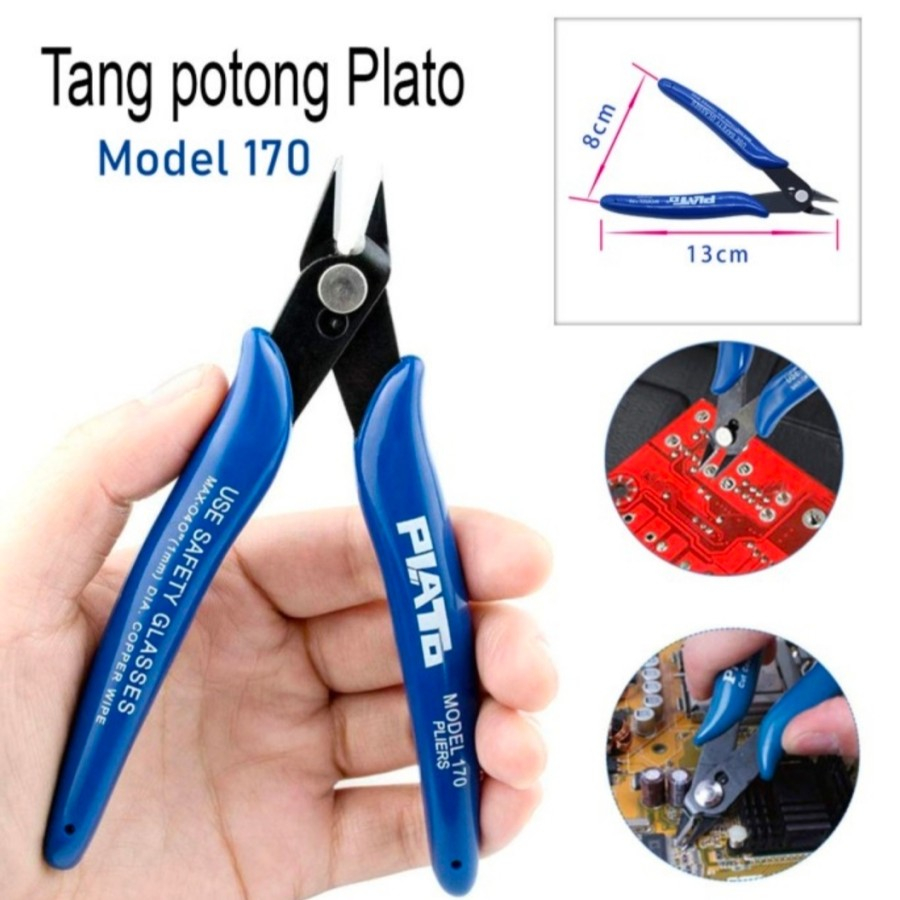 U0344 Tang Potong Kawat Mini Plato Plier