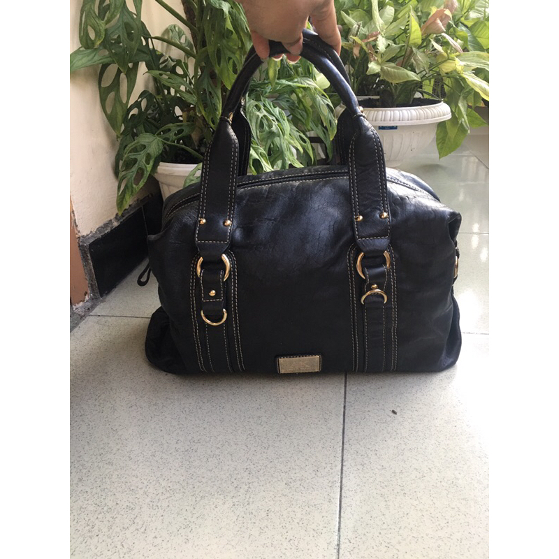 Tas preloved anne klein hitam hand bag